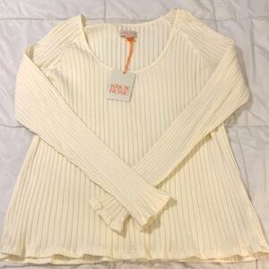 Knox Rose Ribbed Long Sleeve Top